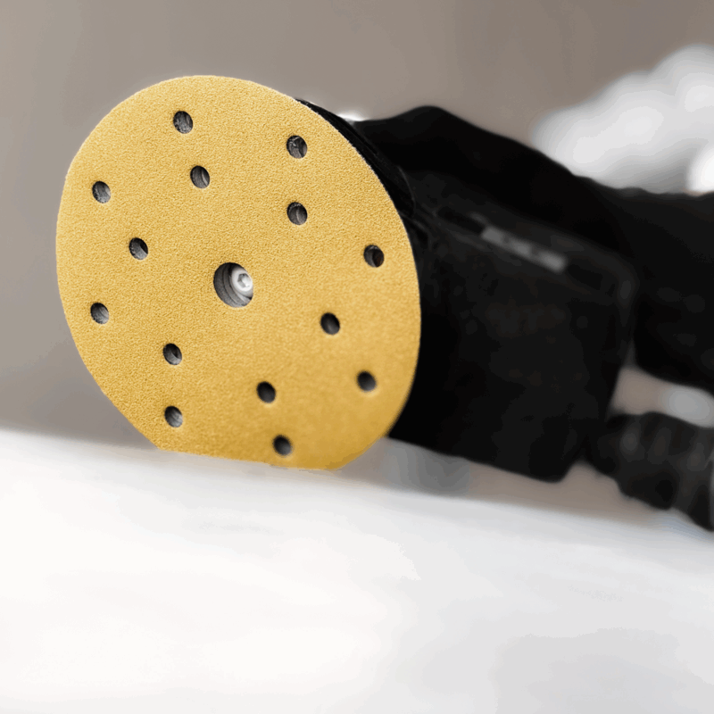 Disco abrasivo Power Top 22 PREMIUM Ø150 15F per aspirazione e attacco velcrato