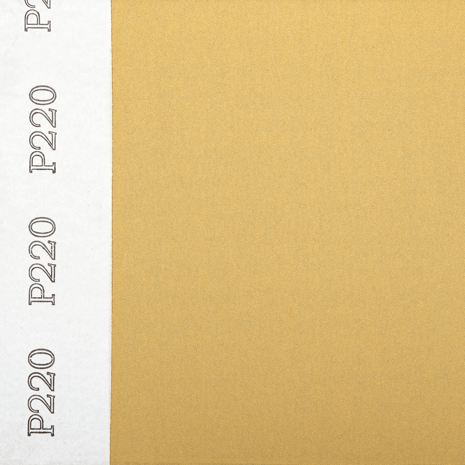 Foglio abrasivo giallo 22 PREMIUM 230x280 NF grana P220 per metallo, legno e vernici