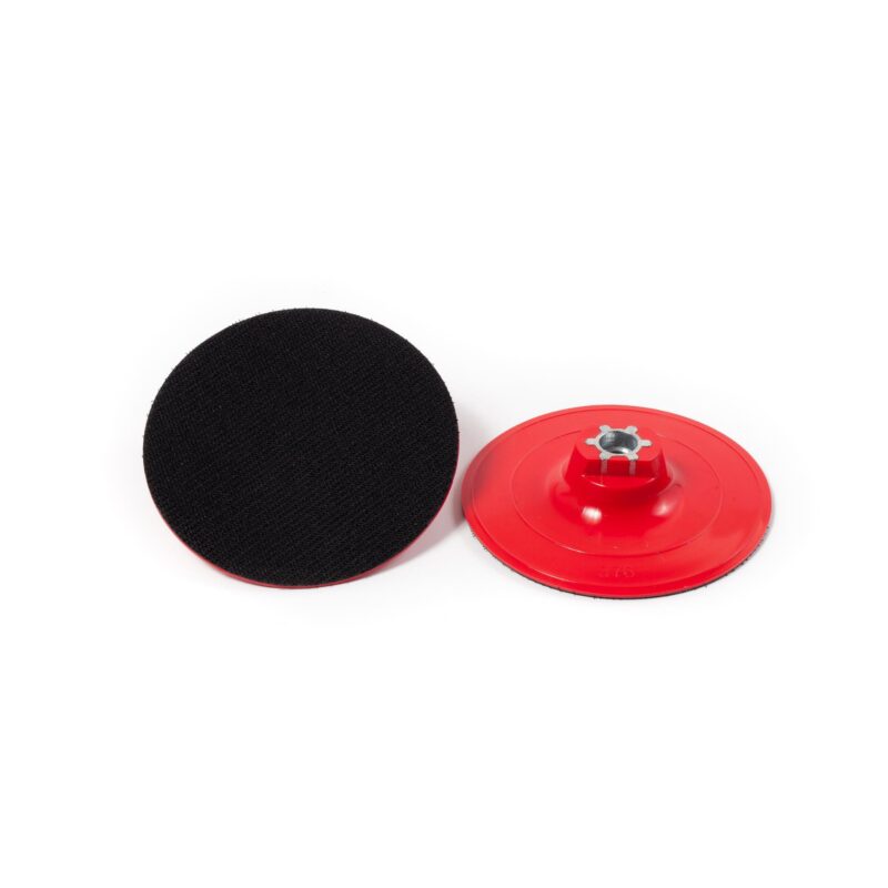 platorello per cuffie diametro 147 a strappo nero e rosso