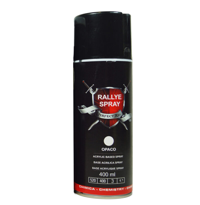 Rallye spray bianco opaco da 400 ml